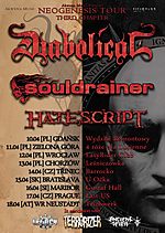 Diabolical / Souldrainer / Hatescript / Manslaughter