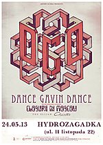 Dance Gavin Dance, Closure In Moscow, The Elijah, Climates, Koncerty, post hardcore, rock