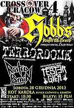 Hobbs' Angel of Death, Terrordome, Rusted Brain,Tester Gier, thrash metal, metal, crossover, Cross Over Cracow, 
