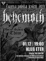 Behemoth, Obscure Sphinx, Thaw, black metal, noise, Eter, Wrocław, Adam Darski, Nergal, post metal