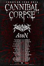 Cannibal Corpse, death metal, metal, Koncerty, Revocation, Aeon