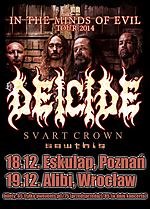 Deicide, Sawthis, Svart Crown, In the Minds of Evil, death metal, metal, black metal