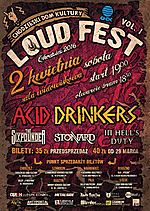 Loudfest Chodzież 2016, Acid Drinkers, rock'n'roll, The Sixpounder, groove metal, heavy metal, In Hell's Duty, hard rock, Stonnard