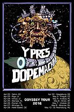 Ypres, Dopemachine, sludge metal, post metal, Odyssey Tour 2016