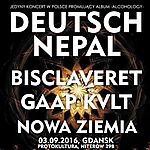 Deutsch Nepal, Bisclaveret, Gaap Kvlt, Nowa Ziemia, industrial, ambient, postrock, psychodelic rock