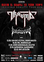 Invisible Reality Tour 2016, Trauma, Invisible Reality, Insidius, death metal