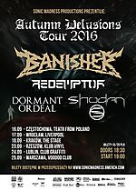 Autumn Delusions Tour 2016, Banisher, Redemptor, Dormant Ordeal, Shodan, metal, death metal