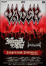 Vader, Infernal War, Insidus, Massive Music, P.W. Events, Imperium Poloniae