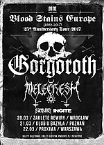 Gorgoroth, Melechesh, black metal. death metal, Incite, Earth Rot, Blood Stains Europe 1992-2017 Tour