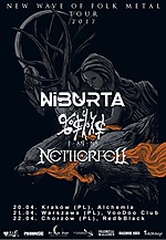 New Wave Of Folk Metal Tour 2017, Niburta, E-AN-NA, Netherfell, Łysa Góra, Cronica, Strzyga, Nameless Disease, folk, folk metal, metalcore, celtic folk, death core