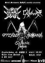 Raging Death, Gallower, Offender, Alcoholocaust, Satanic Force, black metal, death metal