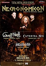 Necronomicon, thrash metal, Waverly Lies North, power metal, Caterina Nix, Mosh Machine