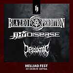 Helliad Fest 2019, Helliad Fest, Blaze of Perdition, Thy Disease, Desolator 