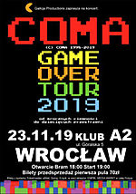 Coma, Galicja Productions, Game Over Tour