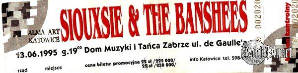 SIOUXSIE & THE BANSHEES-  POLSKA -ZABRZE 1995 