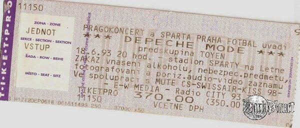 DEPECHE MODE - PRAHA 1993