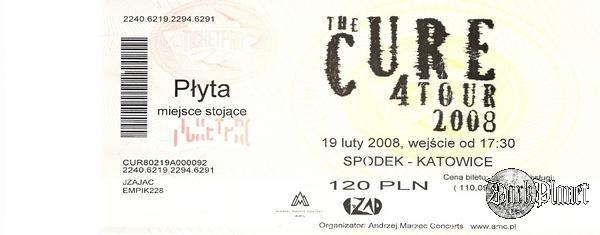 THE CURE -19LUTY 2008 KATOWICE