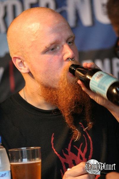 Sabaton signing session - Daniel Mÿhr