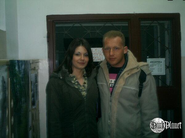 <div>z najpiękniejszą dziewczyną na świecie:) z Sylwią:)