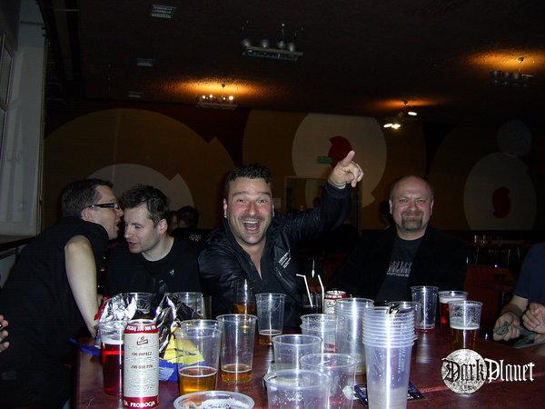 Mała  biba :) z Andy Krügerem (Melotron) DK Słowianin / Szczecin