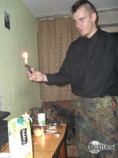 pokaz z ogniem dla ubogich 