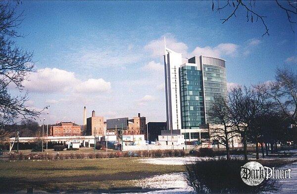 Plac Andersa przed wybudowaniem drugie wieżowca