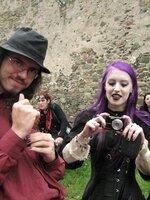 Castle Party [Castle Party 2010] Barlog i fioletowłosa znajoma