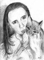 Portrety Abri with Luna by Atris [portrety]