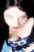in blue