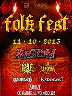 Folk Fest 2013 (Alestorm / Grai / Percival Schuttenbach / Cruadalach / Radogost)