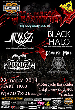 Black Halo / Miecz / Devilish Mill / Pożoga