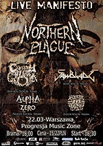 Live Manifesto: Northern Plague / Cruelty in the Garden / Sawblade / Alpha Zero / My Heart In Atrophy