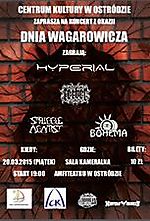 Koncert z okazji Dnia Wagarowicza: BOHEMA, STRUGGLE AGAINST, CERBER, HYPERIAL