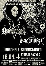 ChainsawMetalSlaughtervolXXIIIVoidhangerBloodthirstMordhellBloodstainedPozna