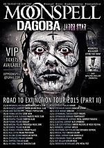 Moonspell / Dagoba / Jaded Star