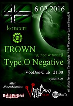 Koncert Frown & Noc w tonacji Type O Negative