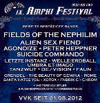 Amphi Festival, Fields Of The Nephilim, Alien Sex Fiend, Agonoize, Peter Heppner, Suicide Commando, Letzte Instanz, Welle: Erdball, Umbra Et Imago, Tanzwut, De/Vision, Faun, Grendel, The Beauty Of Gemina, Rome, Santa Hates You, Xotox, Fabrik C, Chrom