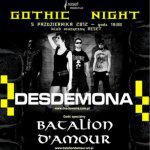 Gothic Night, Reset, koncert, konkurs, Poznań, Batalion d'Amour Gothic Night, Reset, koncert, konkurs, Poznań, Batalion d'Amour