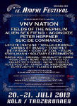 VNV Nation, Funker Vogt, Amphi Festival 2013, Amphi Festival, Fields Of The Nephilim, Alien Sex Fiend, Agonoize, Peter Heppner, Suicide Commando, Letzte Instanz, Welle: Erdball, Umbra Et Imago, Tanzwut, De/Vision, Faun, Grendel, The Beauty Of Gemina, Rome