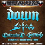 Down, Sodom, Entombed, Metalfest, Jaworzno, metal, hard rock, thrash metal, black metal, stoner metal, festiwal 