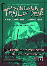 Trail Of Dead, koncerty, indie rock, rock, Warszawa, Wrocław