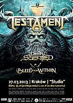 Testament, Shadows Fall, thrash metal, koncert, Dew-Scented, Bleed From Within, Kraków