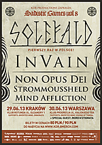 Solefald, In Vain, Koncerty, black metal, Non Opus Dei, Strommoussheld, Mord'A'Stigmata