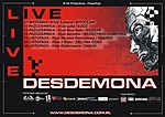 Desdemona 2013 Tour, Desdemona, industrial, rock Desdemona 2013 Tour, Desdemona, industrial, rock