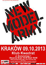 New Model Army, Koncerty, rock, new wave, punk rock New Model Army, Koncerty, rock, new wave, punk rock