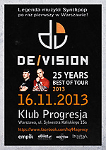 De/Vision, Koncerty, De/Vision w Polsce, synthpop, electro
