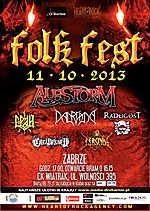Folk Fest 2013, Folk Fest, Alestorm, Percival Schuttenbach, Grai, Radogost, folk metal, power metal