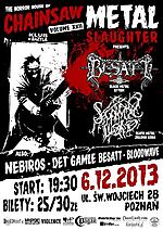 Chainsaw Metal Slaughter vol. XXII, Chainsaw Metal Slaughter, Besatt, Supreme Lord, Nebiros, Det Gamle Besatt, Bloodwave