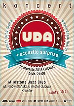 UDA, Koncerty, metal, rock progresywny, jazz UDA, Koncerty, metal, rock progresywny, jazz