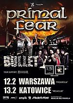 Primal Fear, Koncerty, metal, power metal, Bullet, Messenger Primal Fear, Koncerty, metal, power metal, Bullet, Messenger